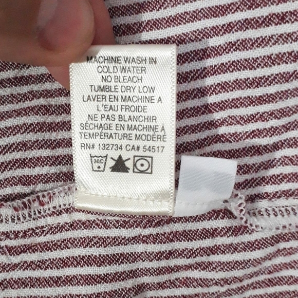 Anthropologie Cloth & Stone | Linen Front Tie Top - Picture 14 of 14